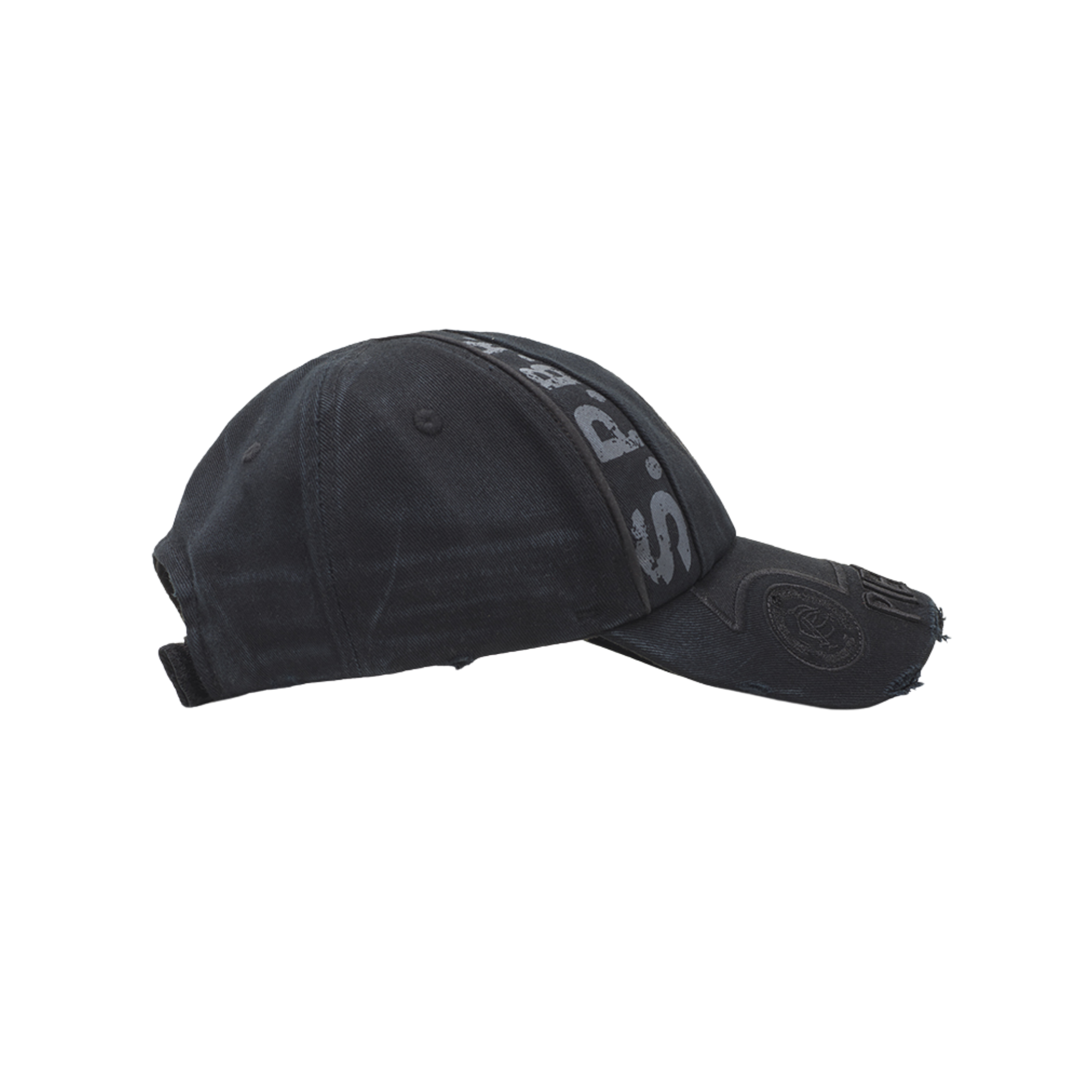 Piet F.C. Distressed Cap - Black