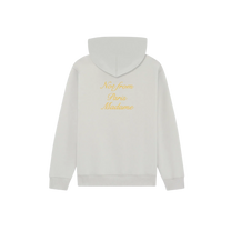 Le Hoodie Slogan Calligraphie Grey