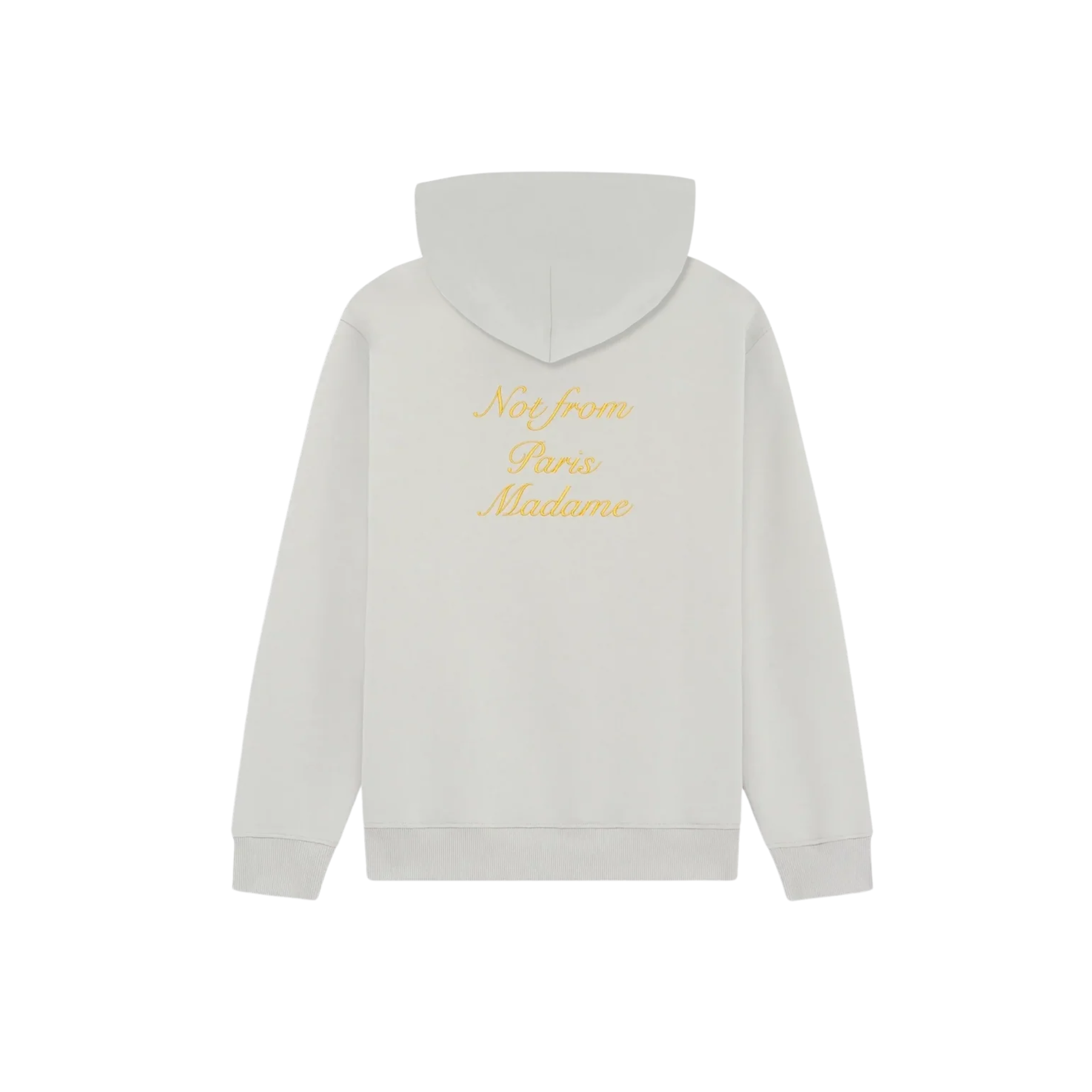 Le Hoodie Slogan Calligraphie Grey