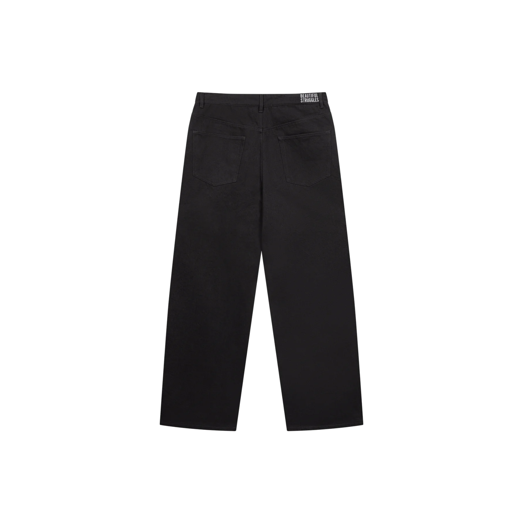 Wide Leg Denim Black