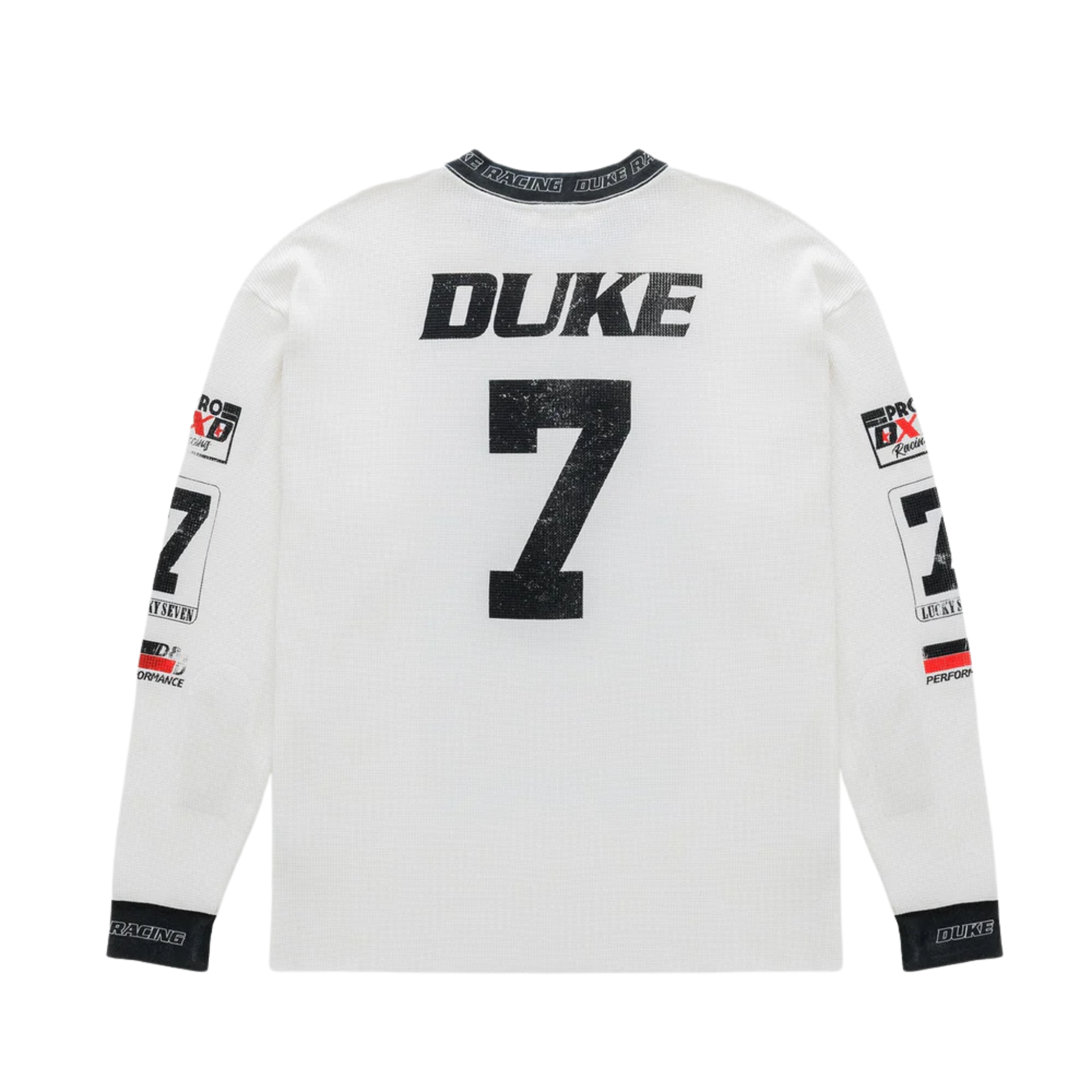 DR Motocross Vintage White Waffle Top