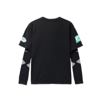 Piet F.C. Knitted Sleeve T-shirt - Vintage Black/Black