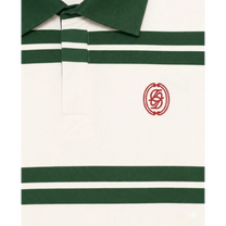 D Ornament Striped Polo
