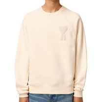 Sweatshirt Ami De Coeur Beige Patch