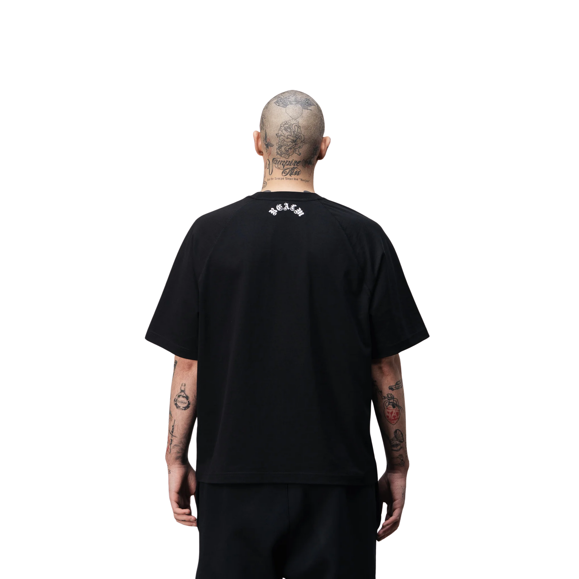 Realm Clock Tee Black