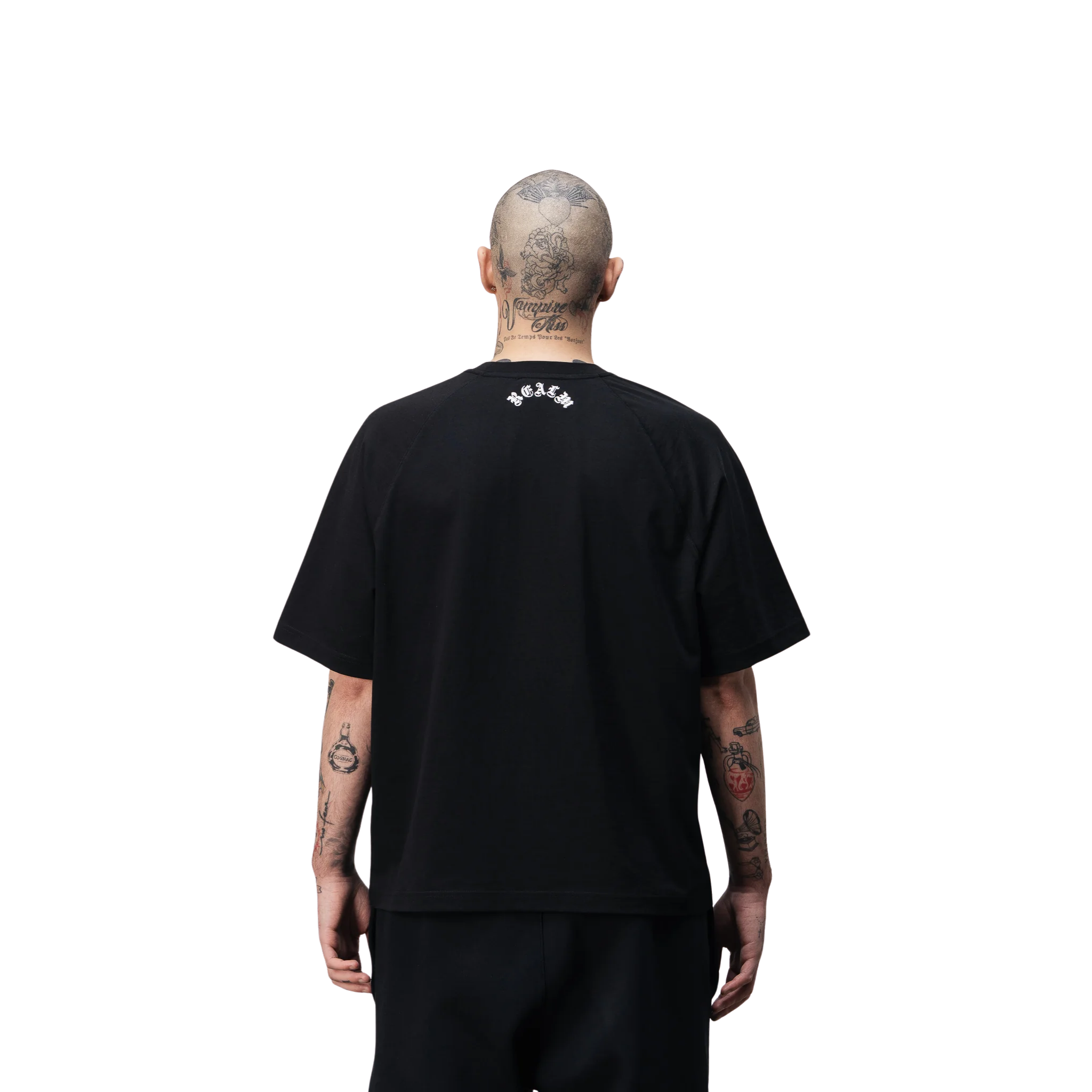 Realm Clock Tee Black