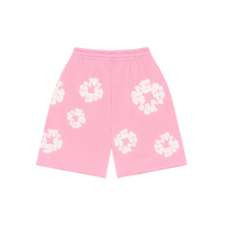 Denim Tears Cotton Wreath Logo Shorts - Pink