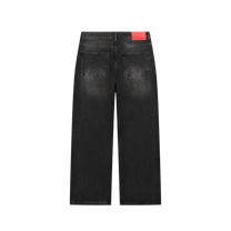 PESO BLACK STUDDED DENIM JEANS
