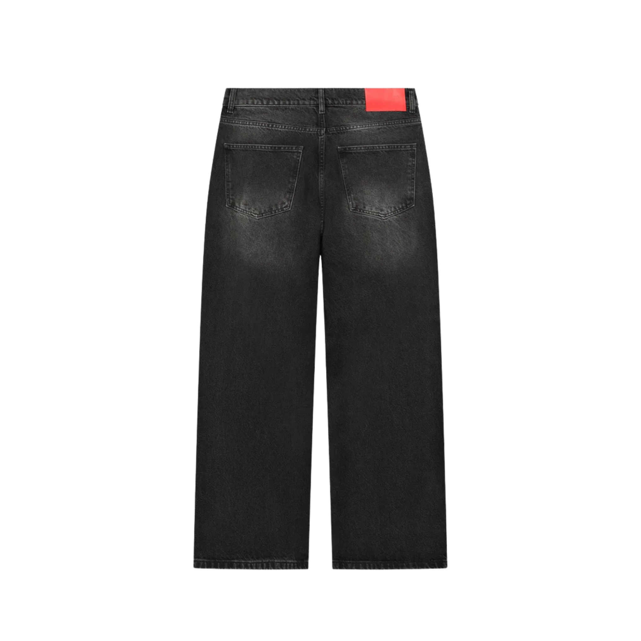 PESO BLACK STUDDED DENIM JEANS