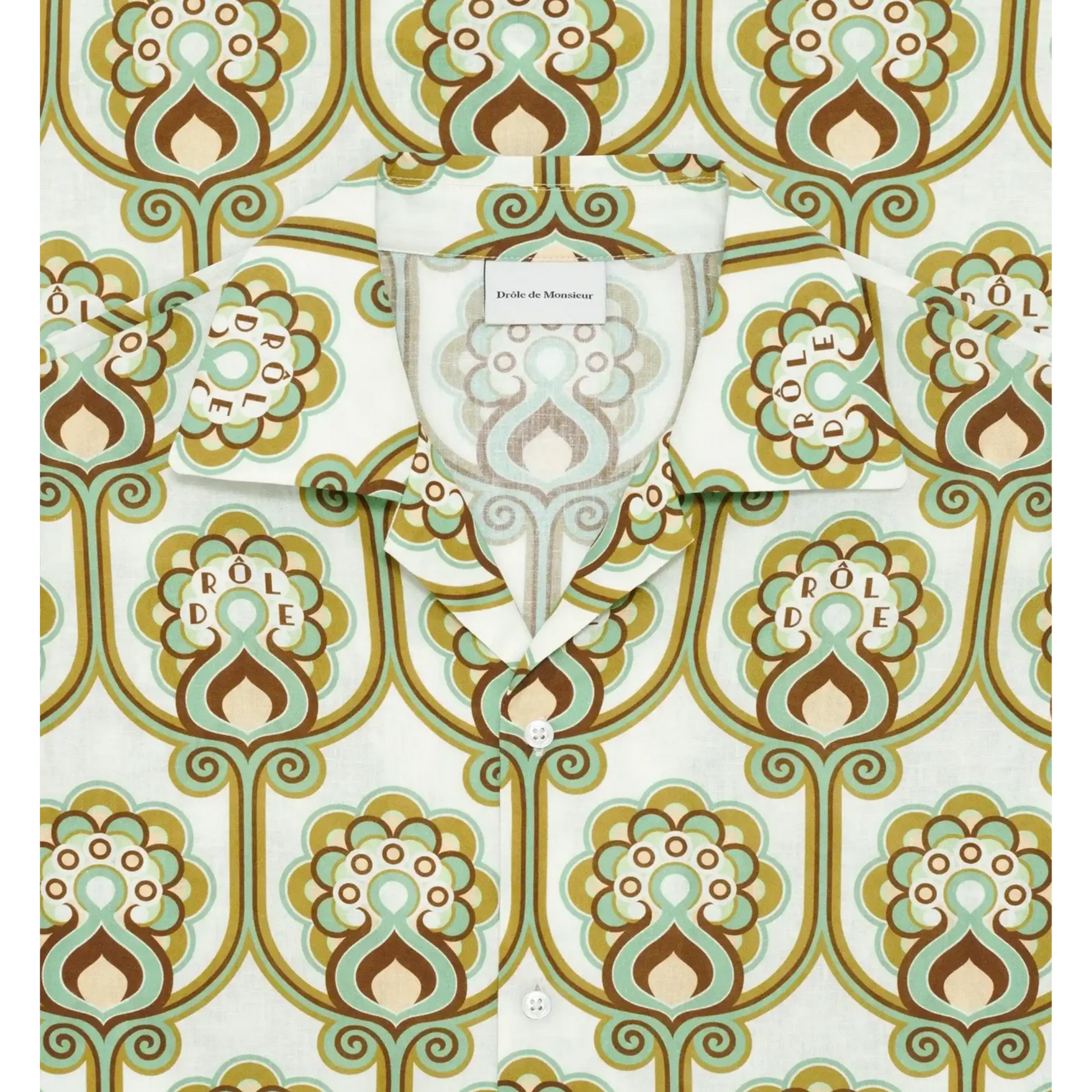 Chemise Tapisserie Florale Lin