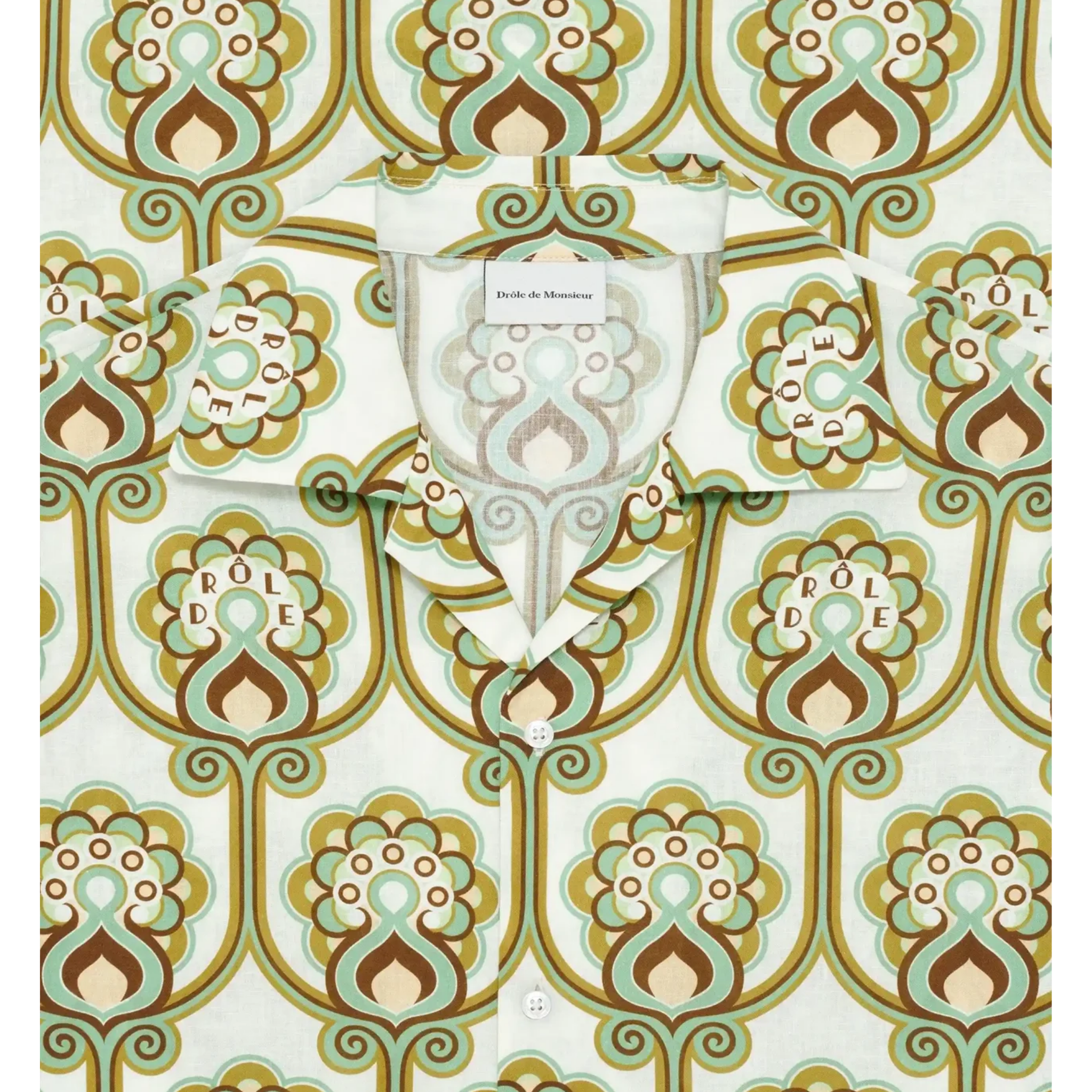 Chemise Tapisserie Florale Lin