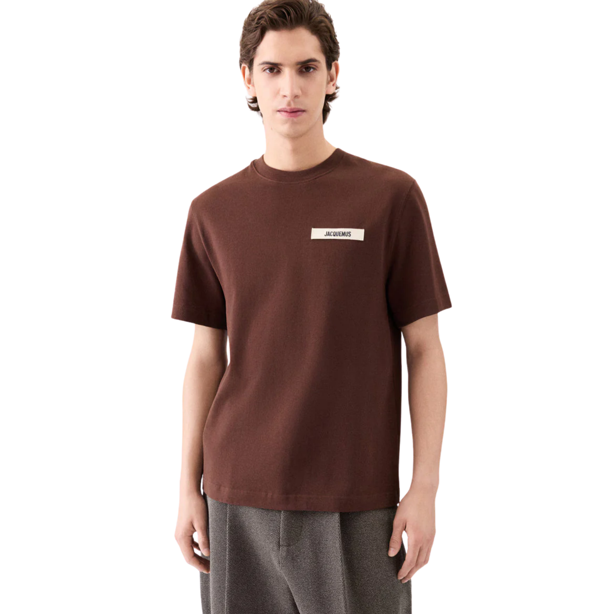 T-Shirt Gros Grain Marron
