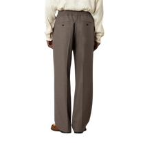 Elastic Waist Flannel Pants