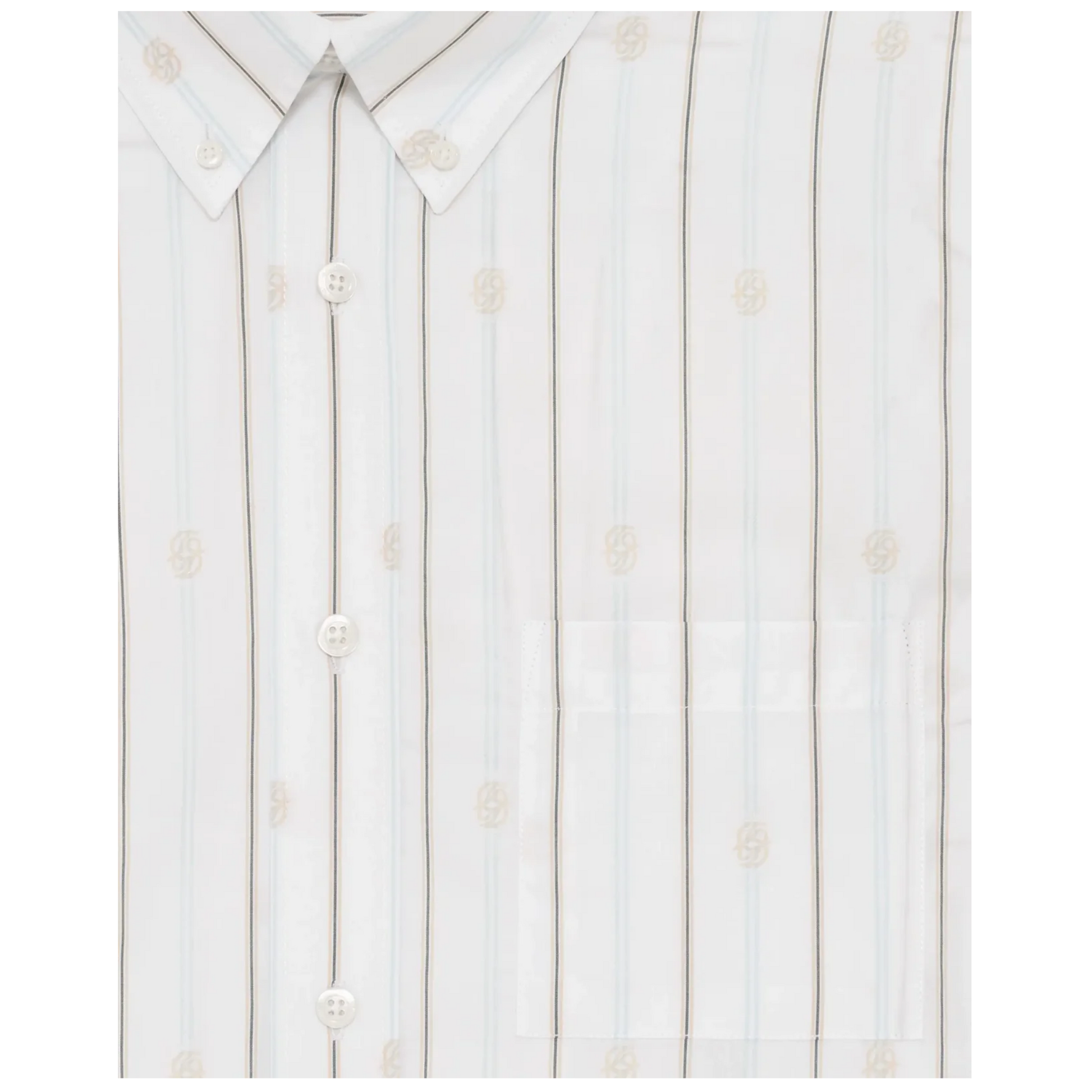 Chemise Rayée Monogramme