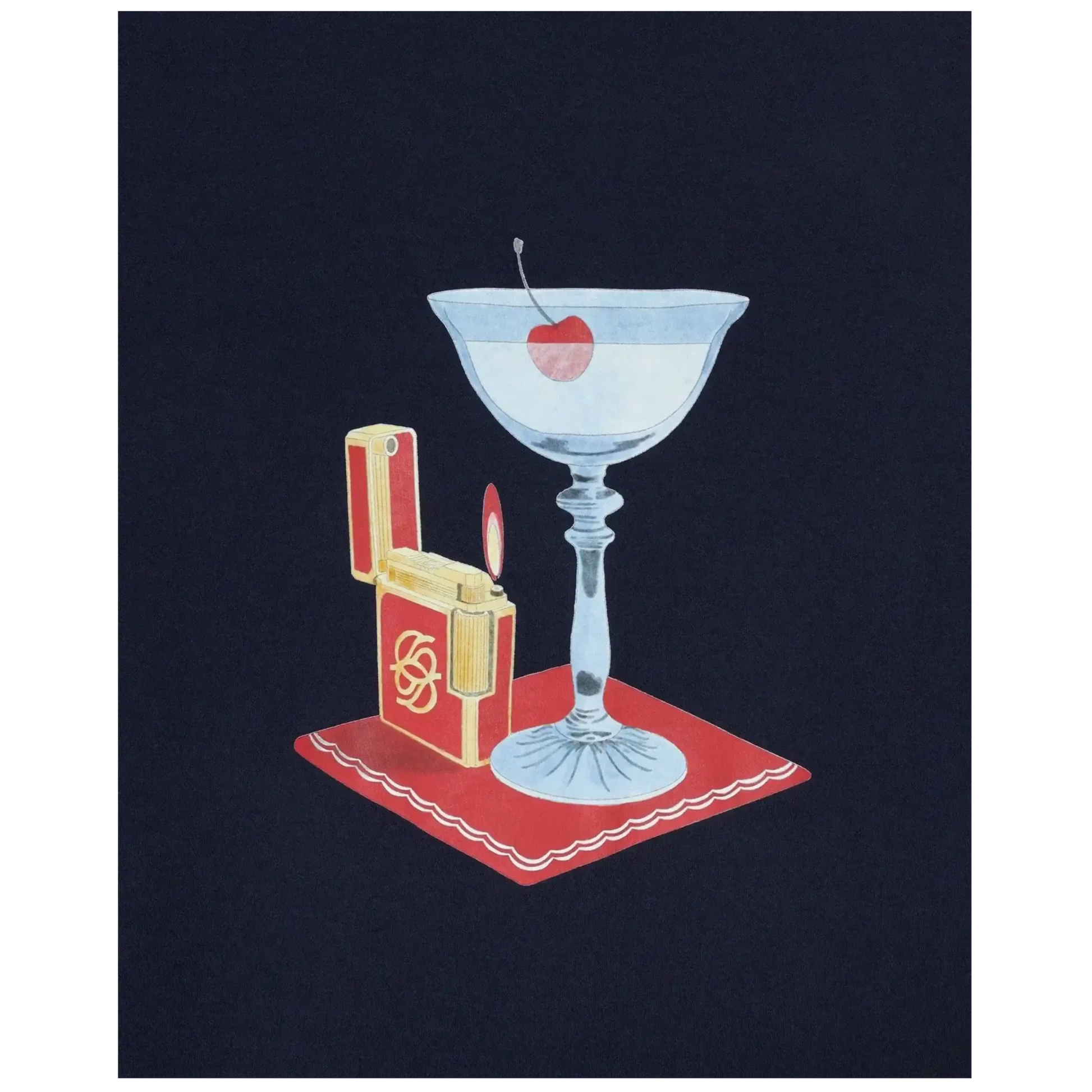 T-Shirt Cocktail Navy