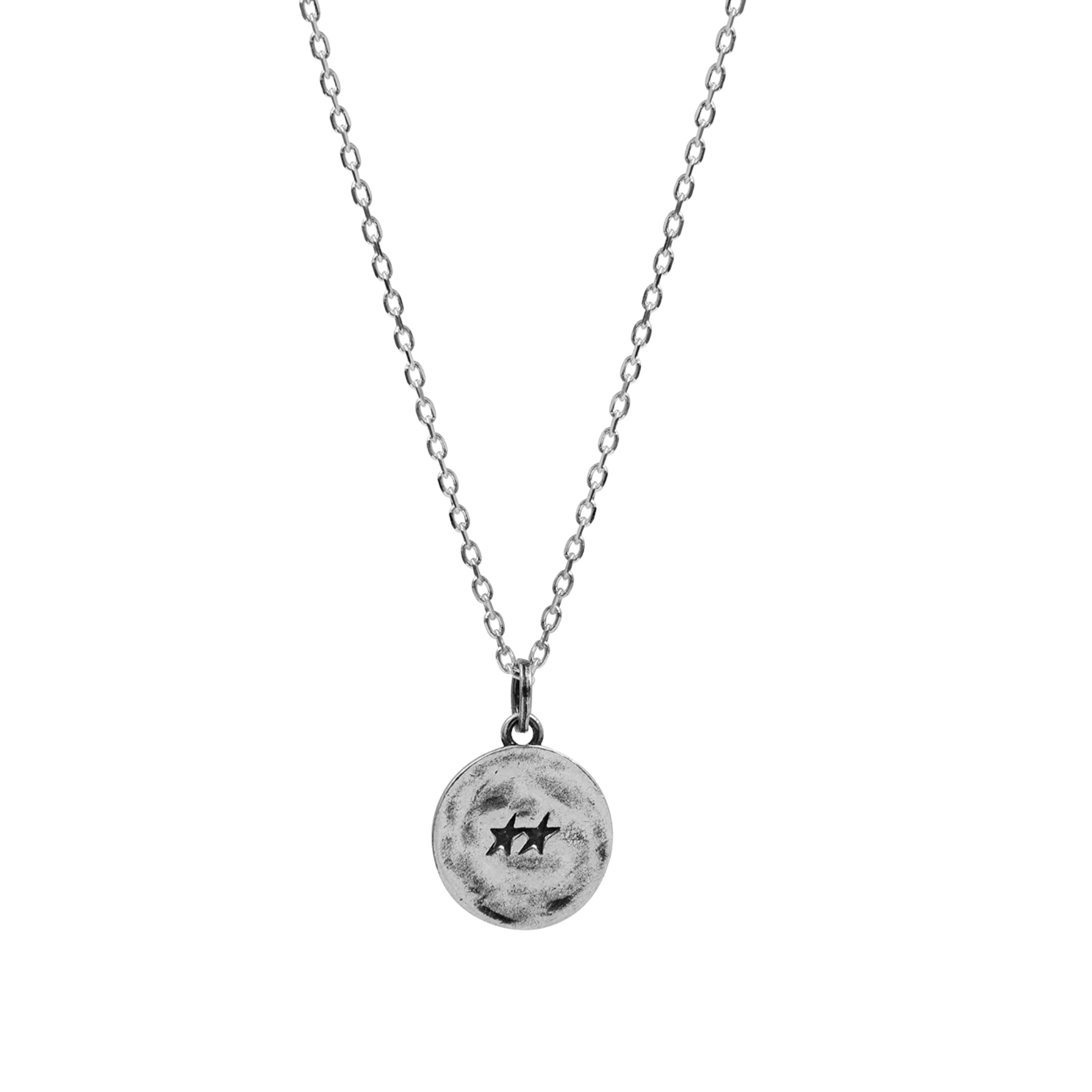 8 Ball Necklace Silver