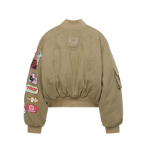 Patches Bomber Jacket Green
