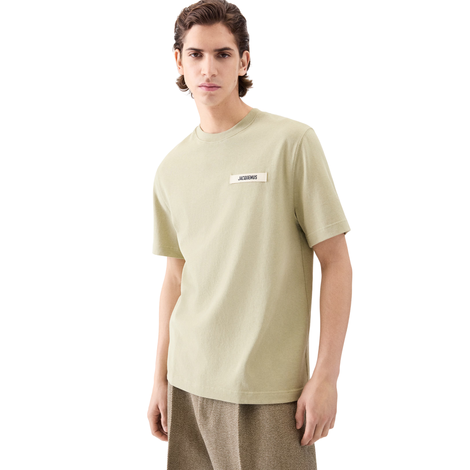 T-Shirt Gros Grain Vert pâle