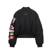 Patches Bomber Jacket Black