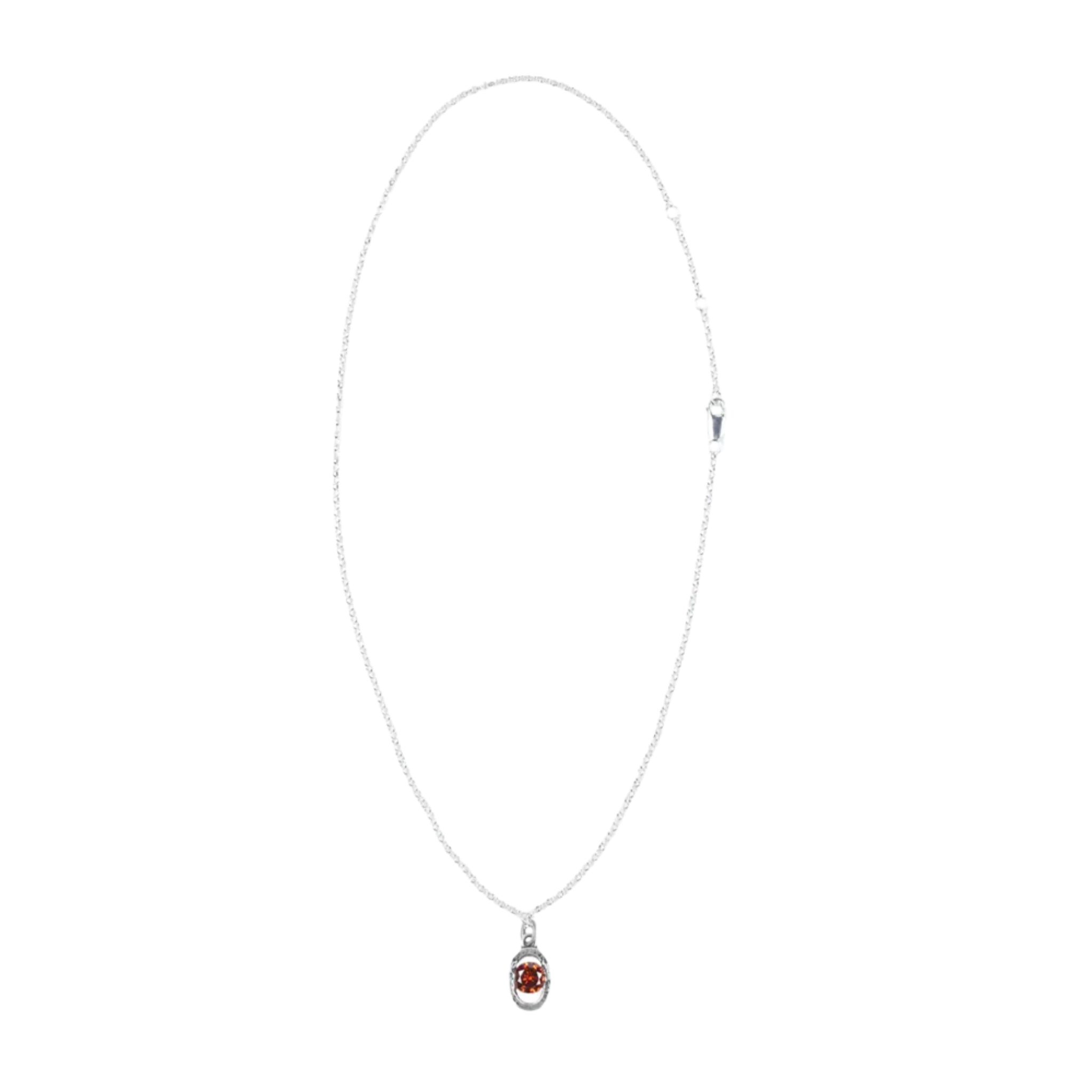 Icon Link Ruby Necklace
