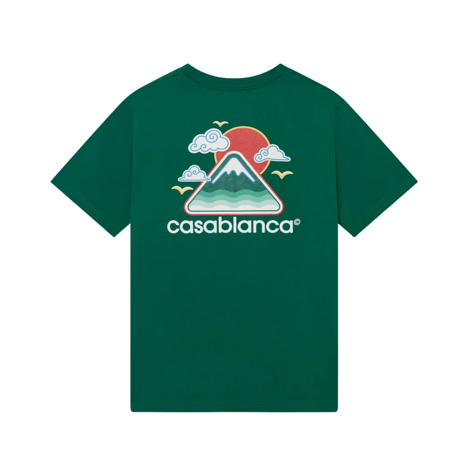 Montagne Ondulee Short Sleeve T-Shirt Green