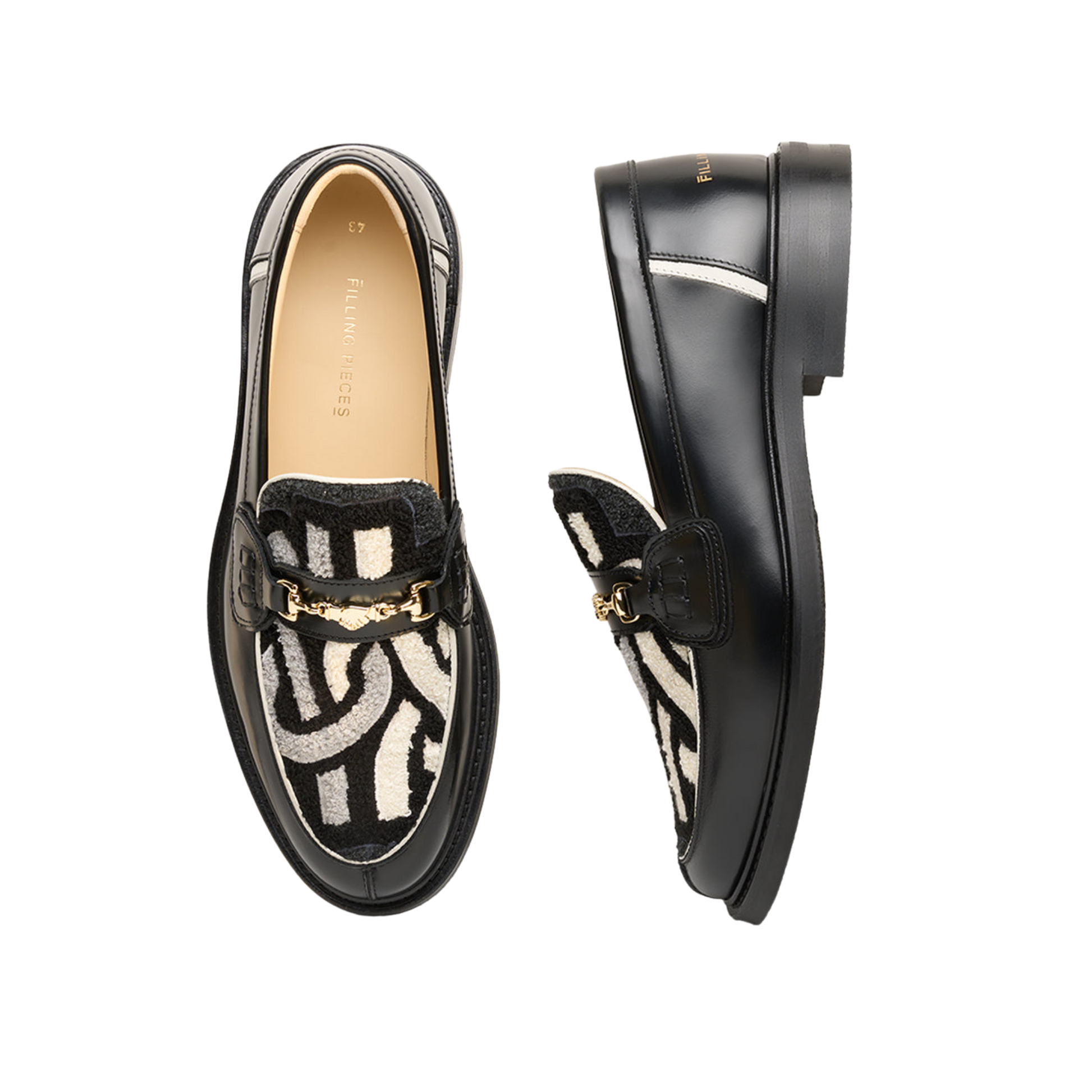 Loafer Gowtu Black Off White