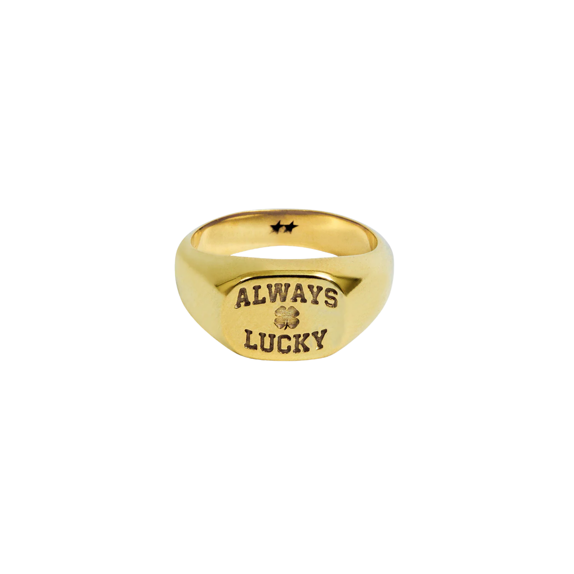 Twojeys Always Lucky Signet Ring