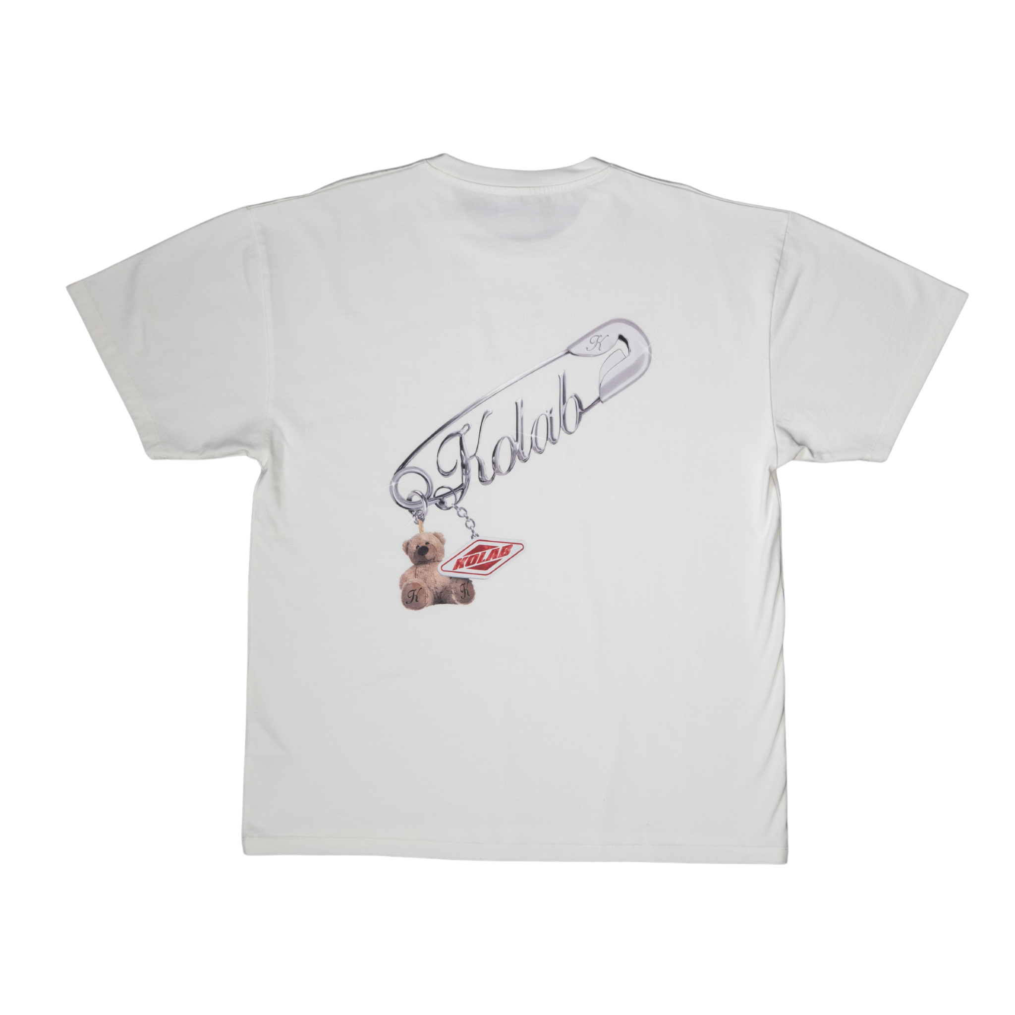 Kolab Safety Pin Tee White