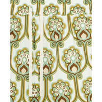 Short Tapisserie Florale Lin
