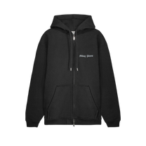 Zip Hoodie Chrome Flower