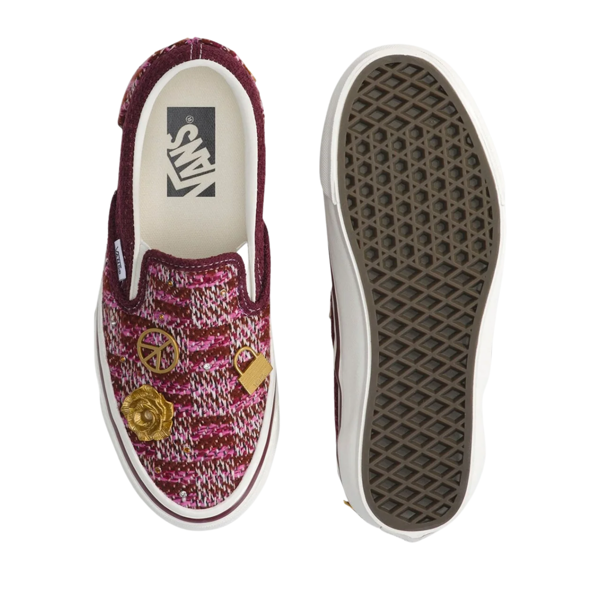 LX Classic Slip-On 98 Cardigan Brown Pink