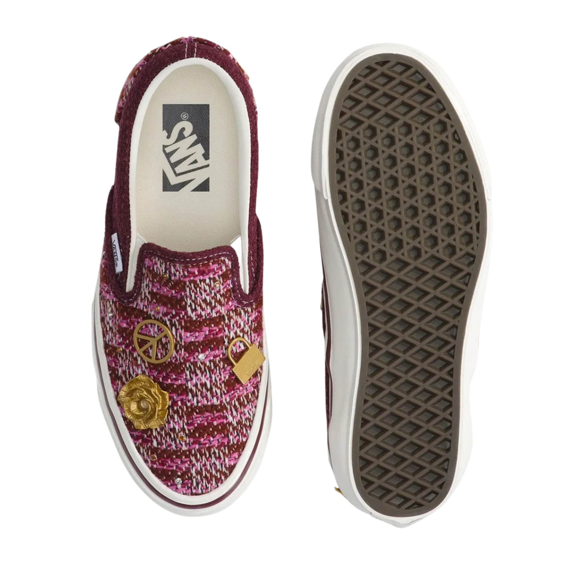 LX Classic Slip-On 98 Cardigan Brown Pink