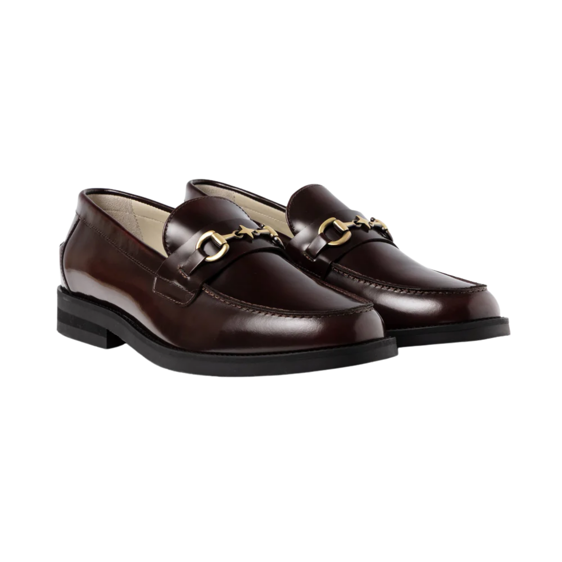 Buffed Red Bit Loafer