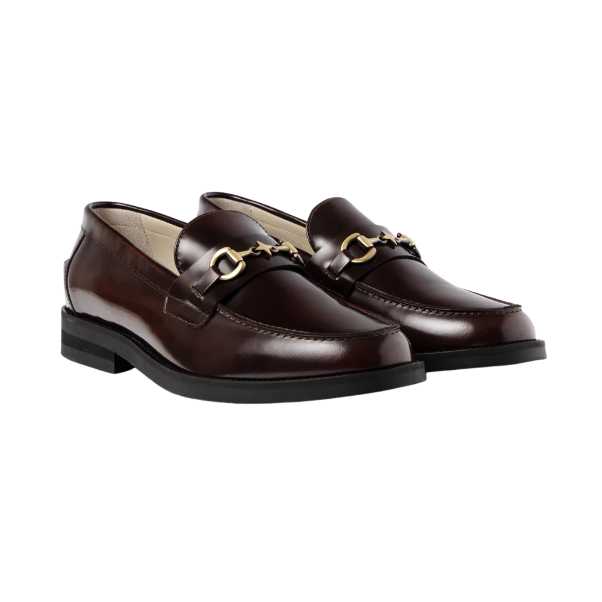 Buffed Red Bit Loafer
