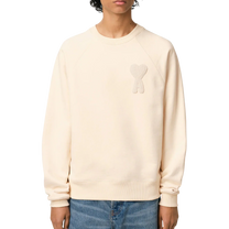 Sweatshirt Ami De Coeur Beige Patch