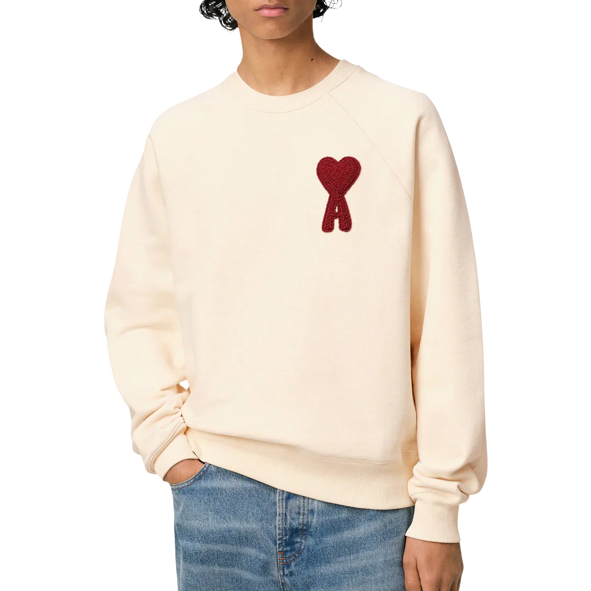 Sweatshirt Ami De Coeur Rouge Patch