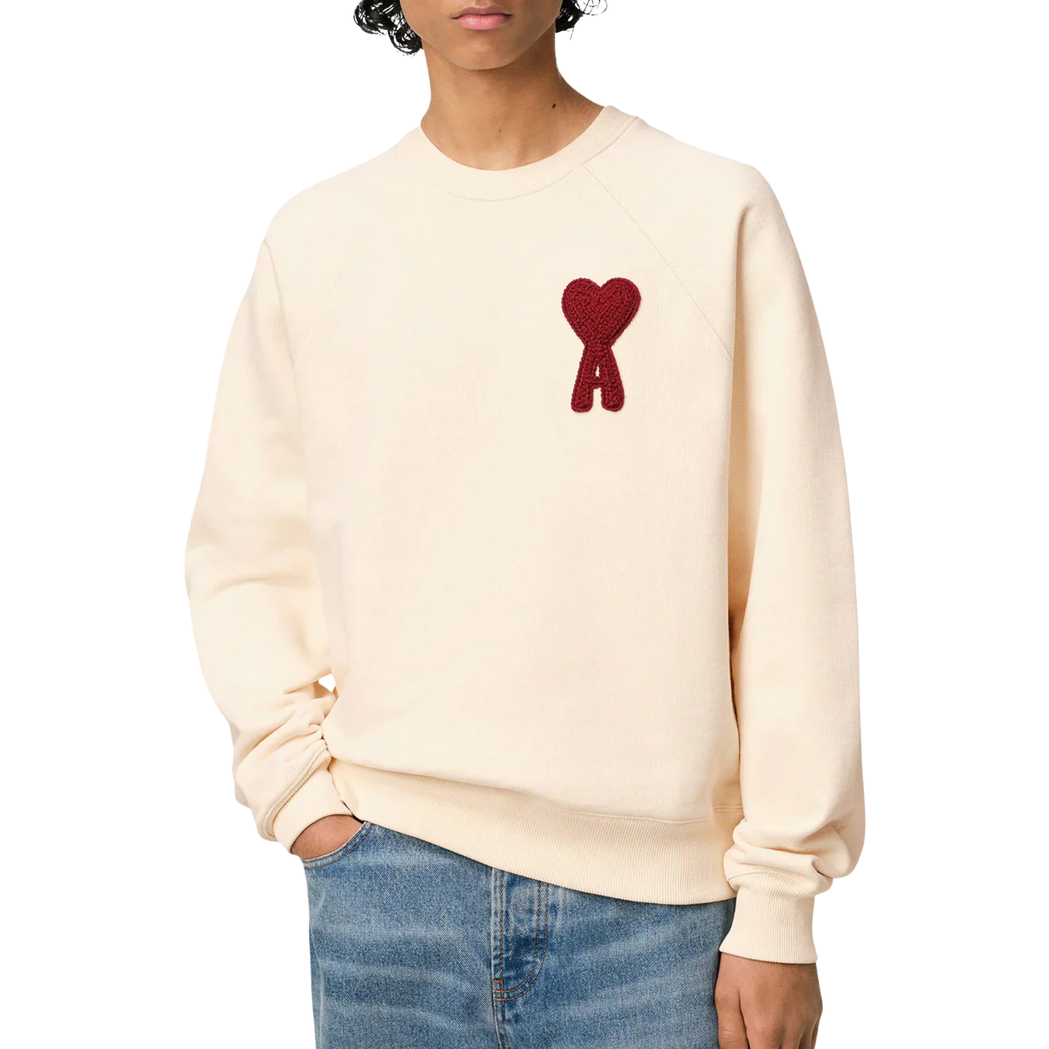 Sweatshirt Ami De Coeur Rouge Patch