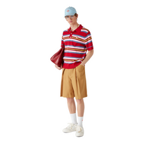 Stripe Oversized Polo Shirt