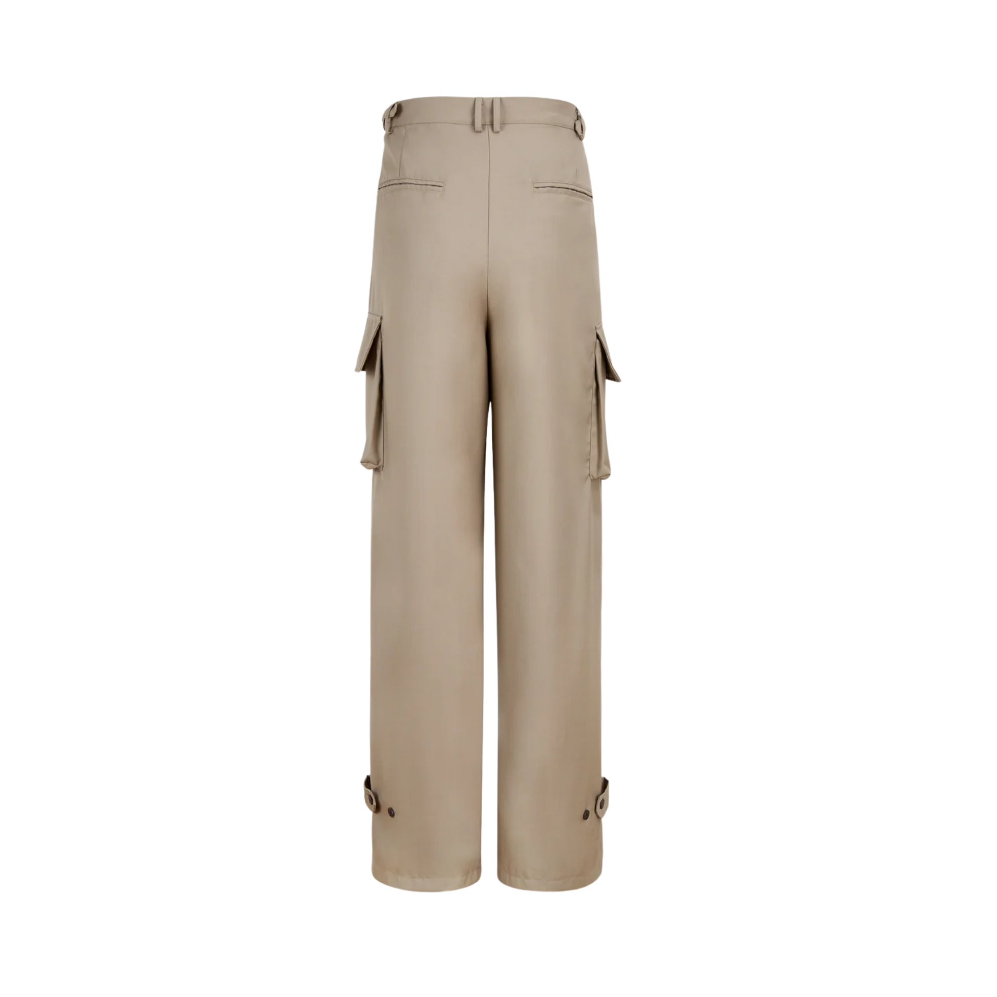 Pleated Cargo Pants KHAKI