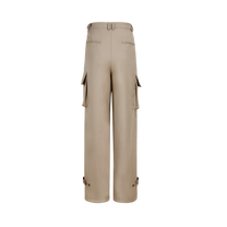 Pleated Cargo Pants KHAKI
