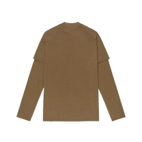 Double Long Sleeve T-shirt - Khaki