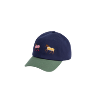 Horse Equine Cap Navy
