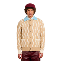 Le Cardigan Torsades Bicolore