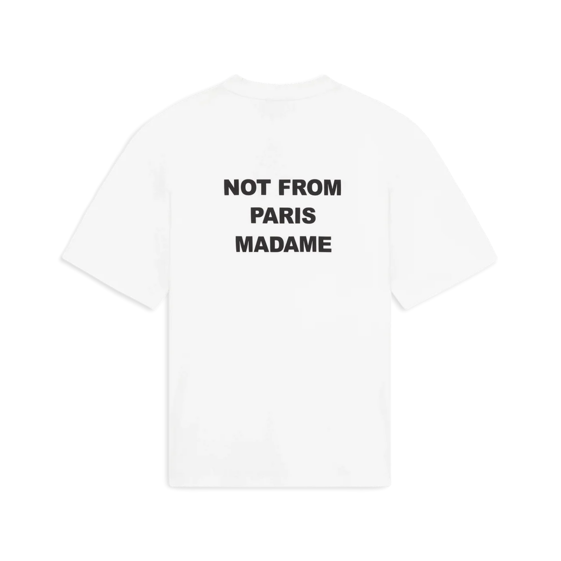 Bold T-shirt Slogan White