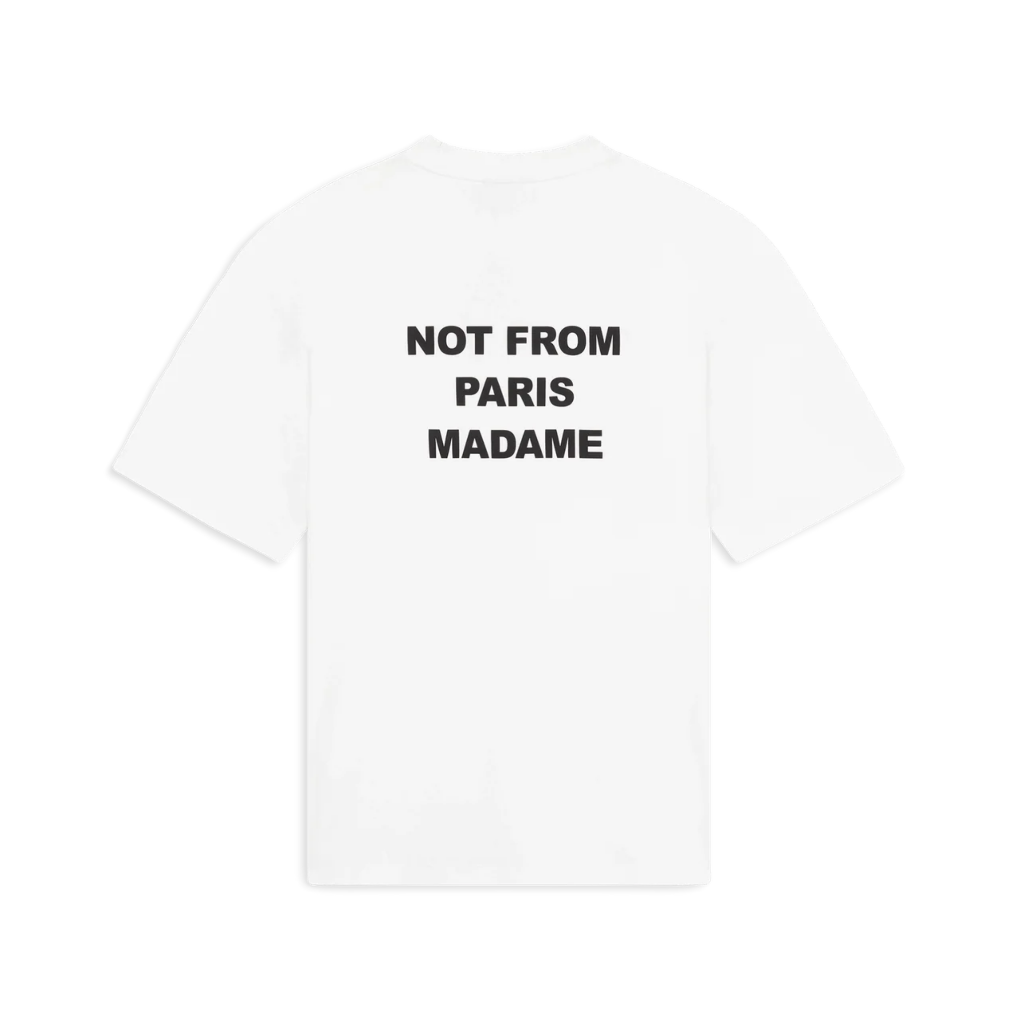 Bold T-shirt Slogan White