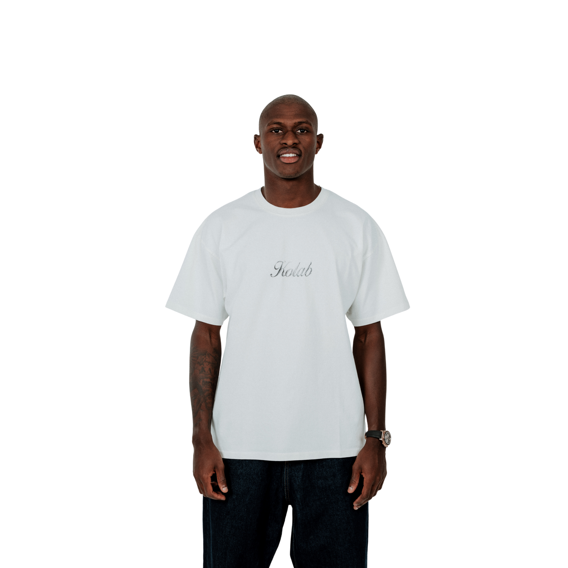 Kolab Safety Pin Tee White
