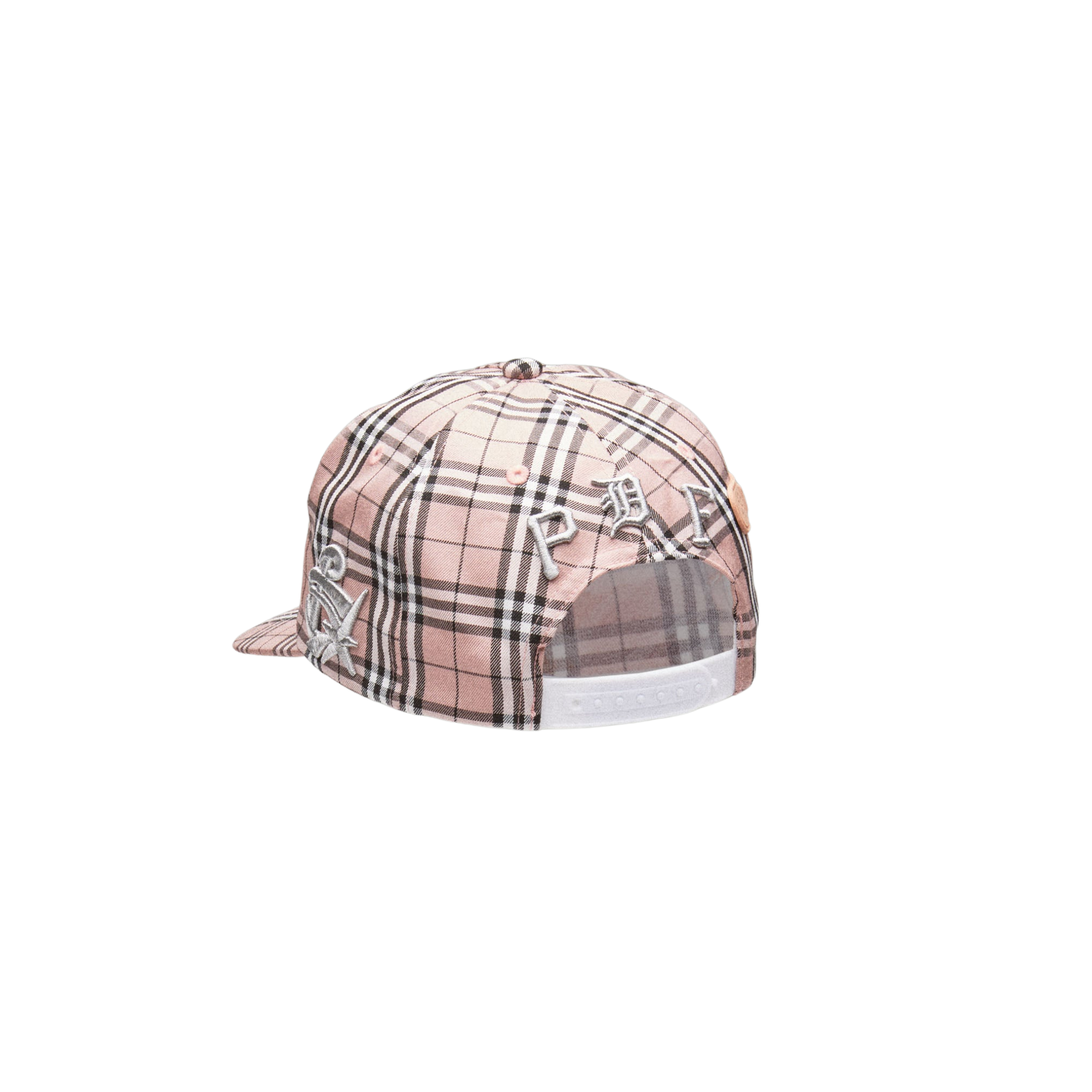 BASEBALL CAP CHECK PINK