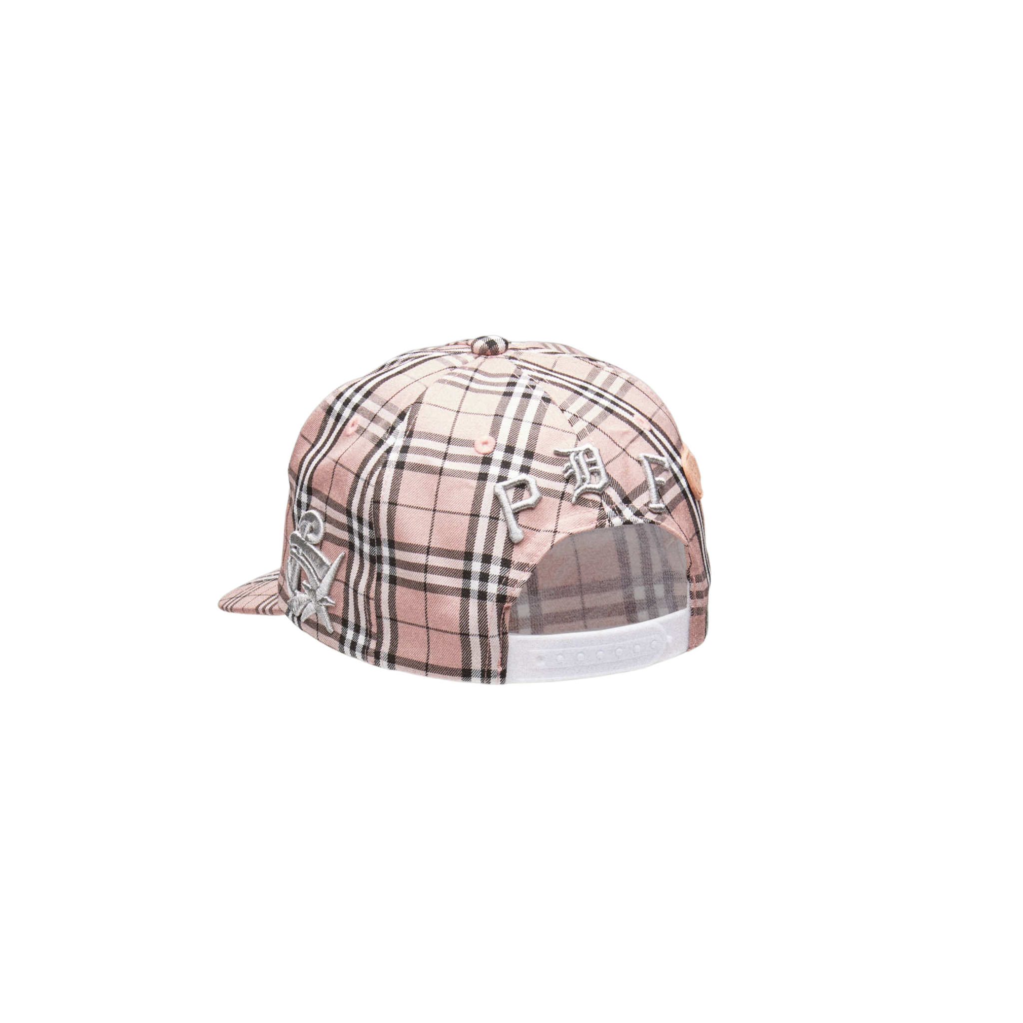 BASEBALL CAP CHECK PINK