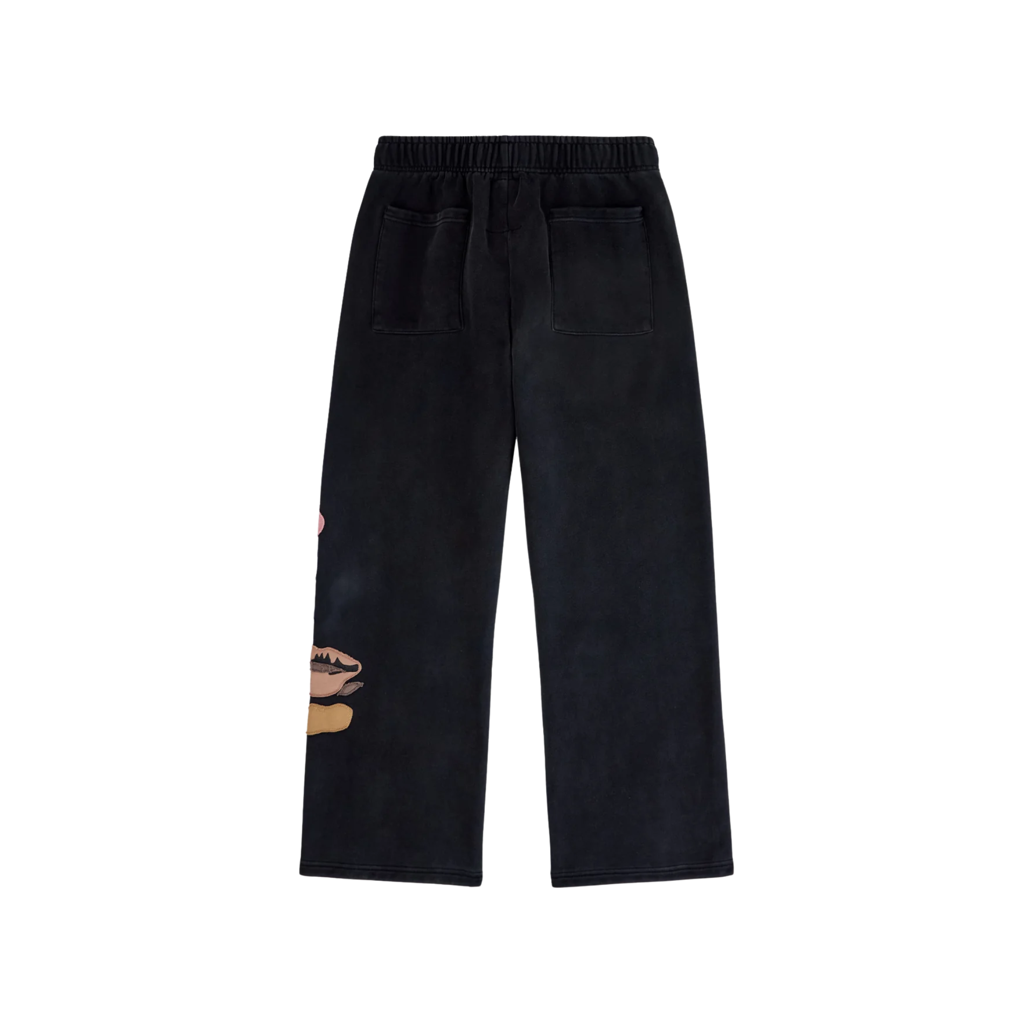 Side Eye Face Sweats Black