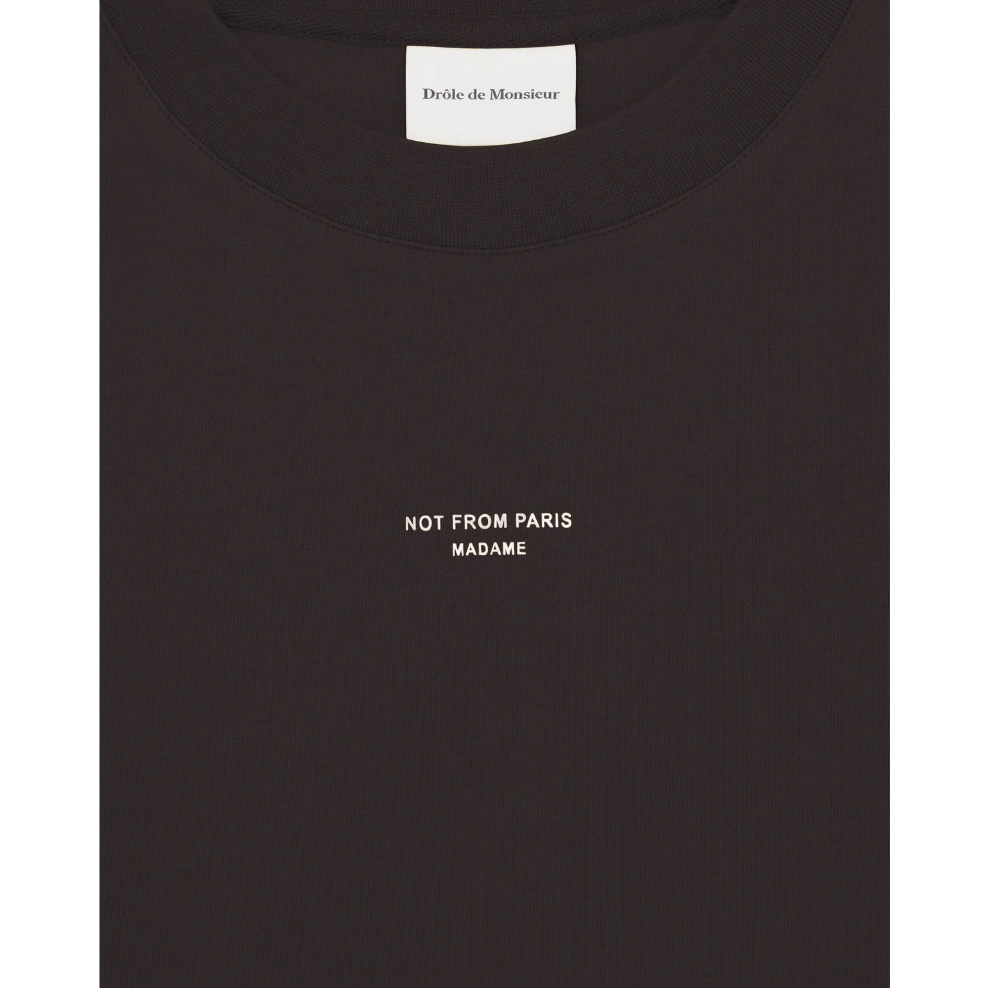 Le T-Shirt Slogan Classique Brown